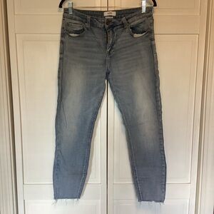 Pistola Light Blue Ankle Crop Skinny Jeans